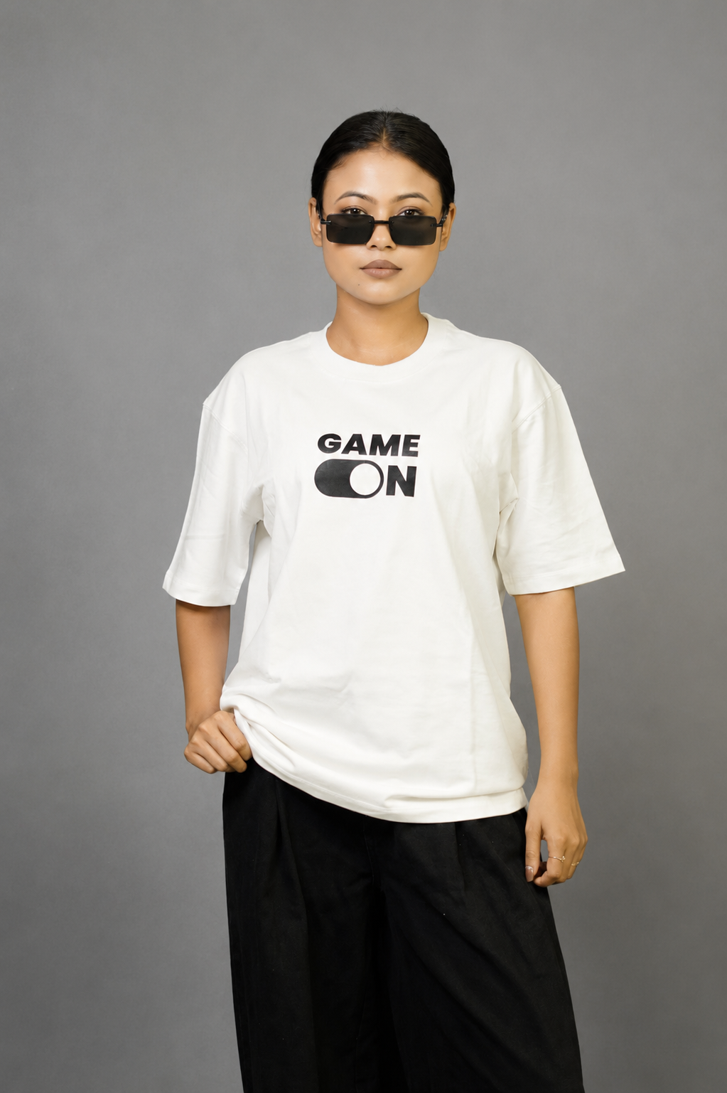GAME ON - PRINTED PATROND OVERSIZED TEE