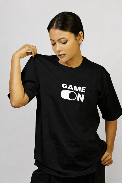 GAME ON - PRINTED PATROND OVERSIZED TEE