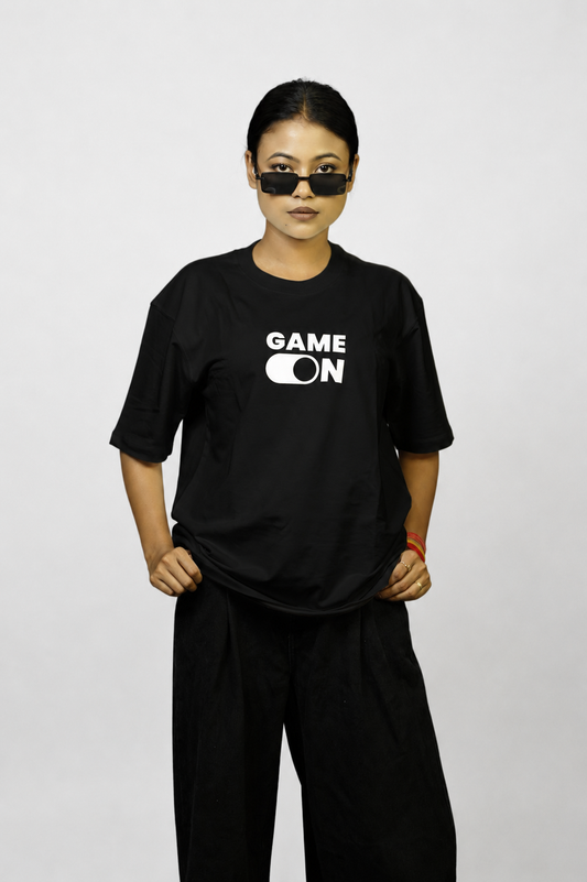 GAME ON - PRINTED PATROND OVERSIZED TEE