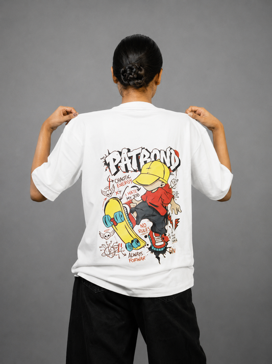 GAME ON - PRINTED PATROND OVERSIZED TEE