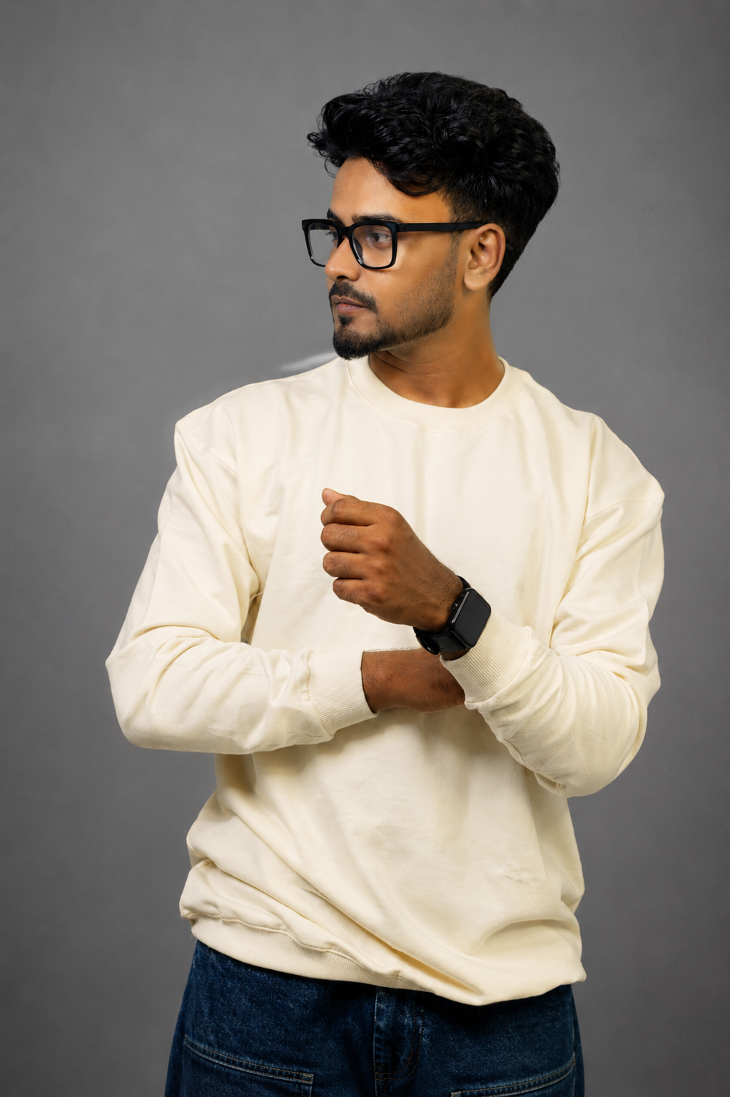 Plain Beige Full Sleeve