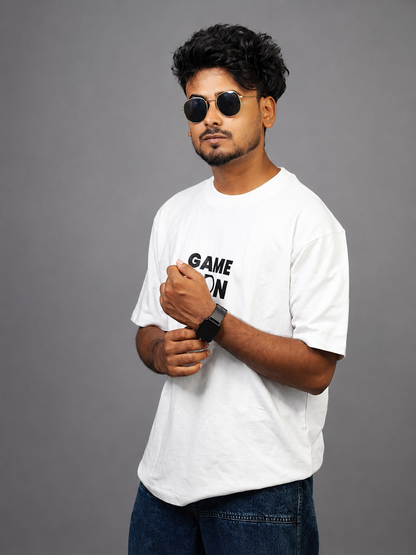 GAME ON - PRINTED PATROND OVERSIZED TEE