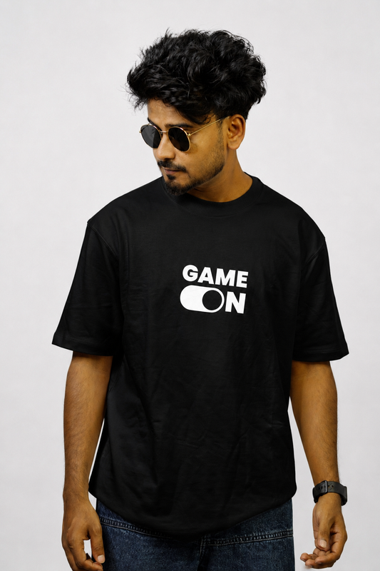 GAME ON - PRINTED PATROND OVERSIZED TEE