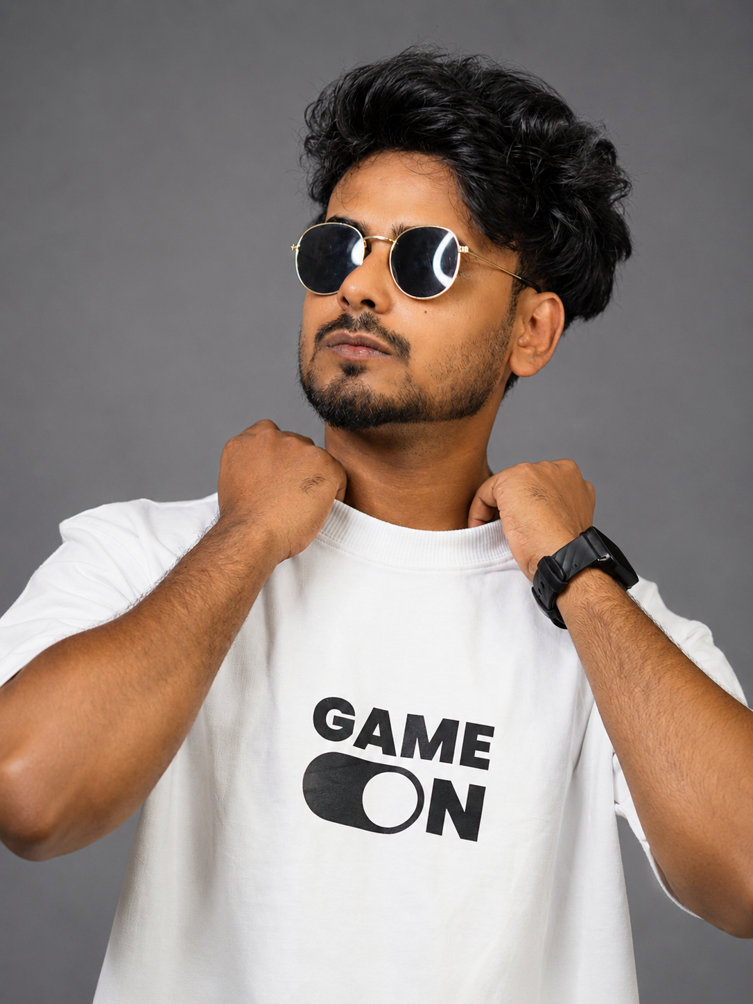 GAME ON - PRINTED PATROND OVERSIZED TEE