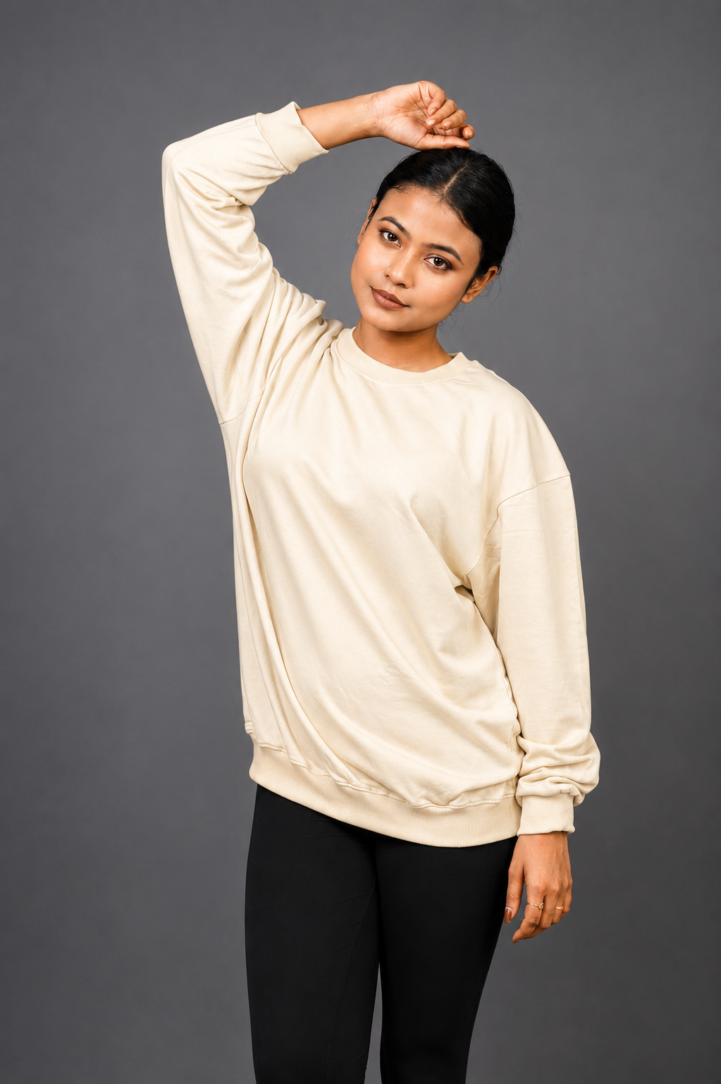 Plain Beige Full Sleeve
