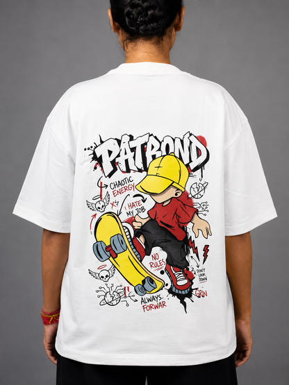 GAME ON - PRINTED PATROND OVERSIZED TEE