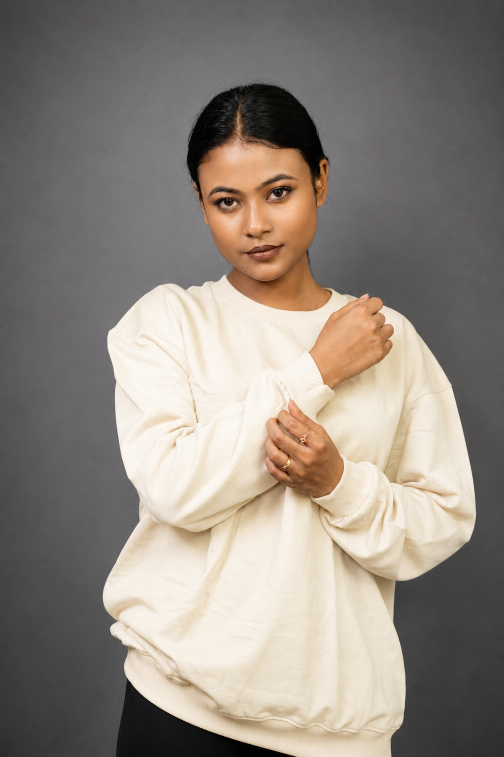 Plain Beige Full Sleeve