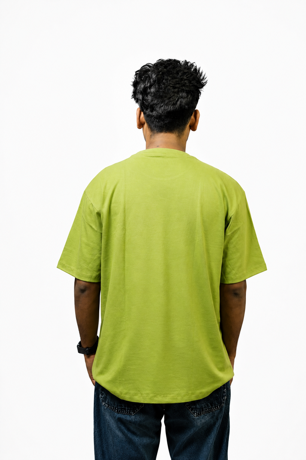 Essential Oversized Tee –  Parrot-Green
