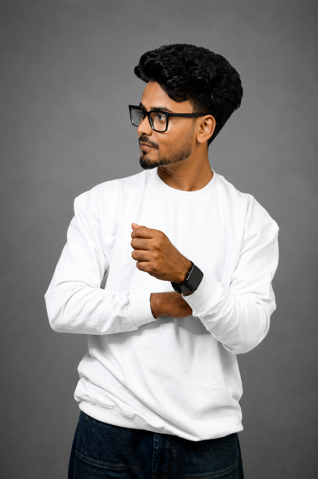 Plain White Full Sleeve