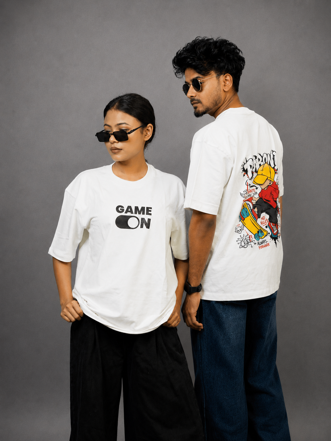 GAME ON - PRINTED PATROND OVERSIZED TEE