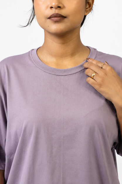 Essential Oversized Tee – Lilac