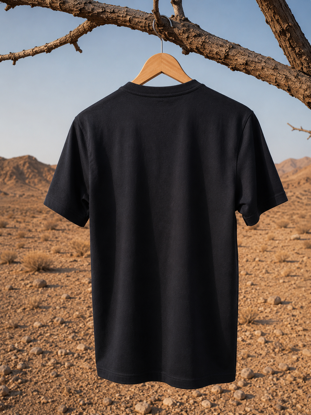 Stretch Slim Fit T-Shirt — Black