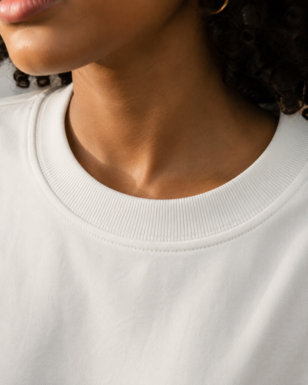 Essential Oversized Tee – White