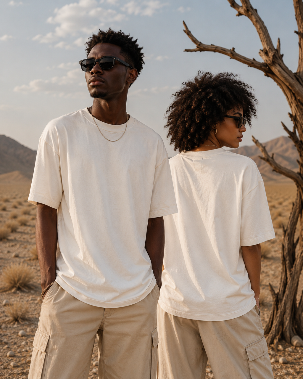 Essential Oversized Tee – White