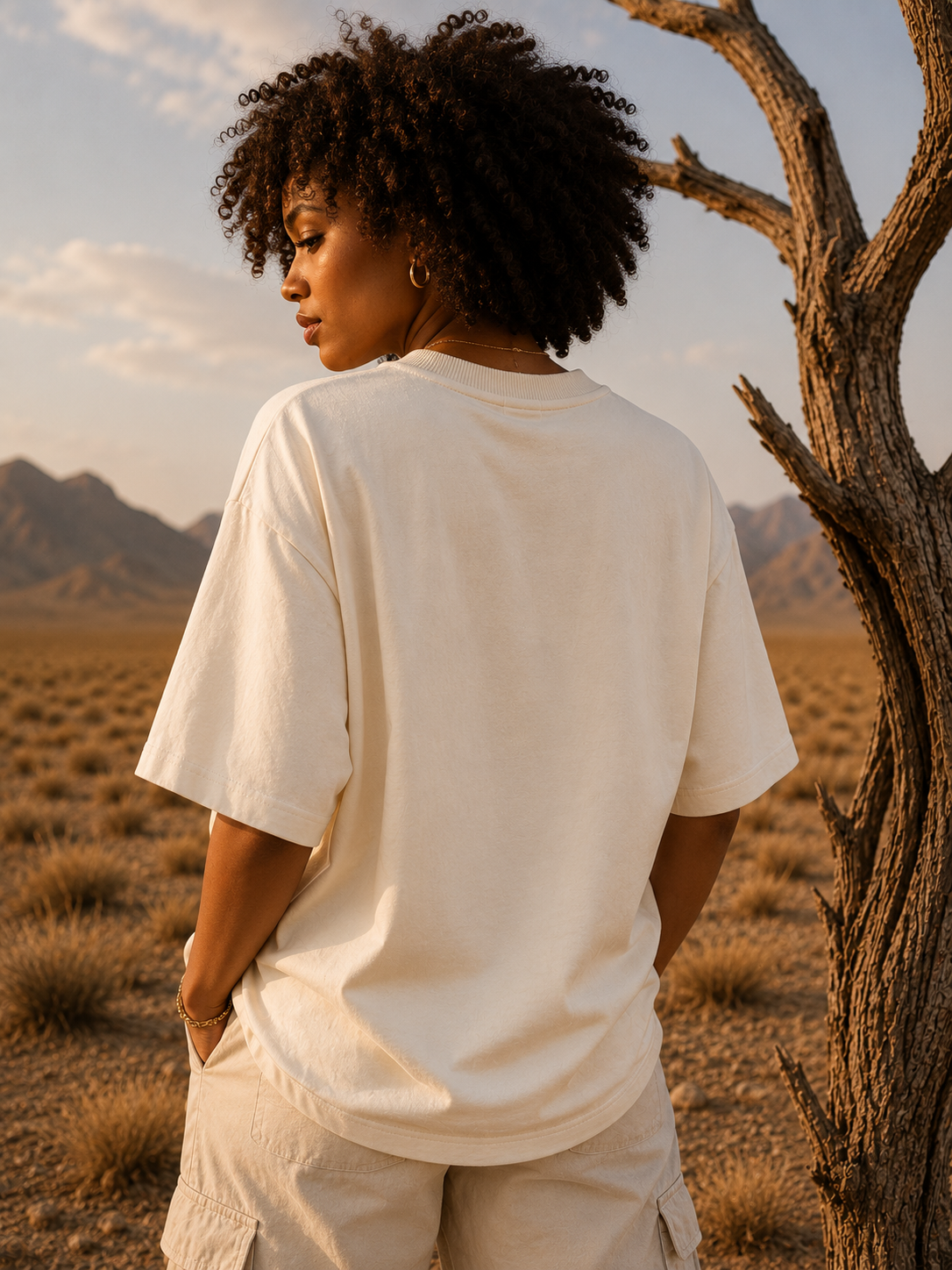 Essential Oversized Tee – White