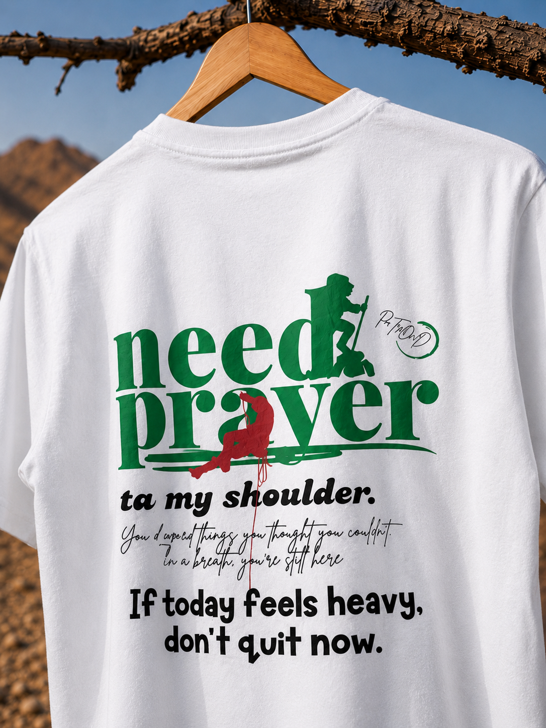 Need Prayer - White