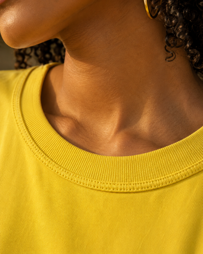 Essential Oversized Tee - Yellow